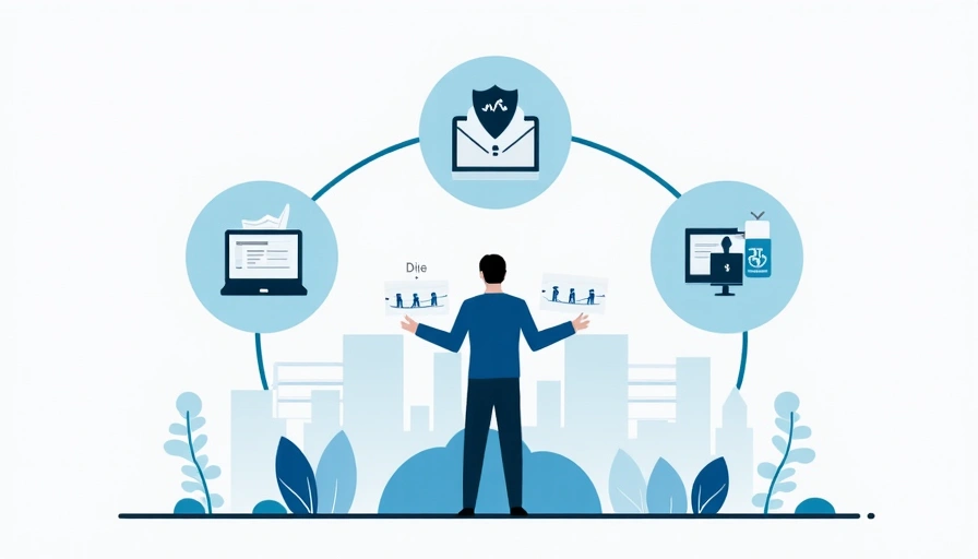 Illustration eines Benutzers, der die Kontrolle über seine Daten hat, dargestellt durch Symbole für Privatsphäre, Sicherheit und Zugriff.